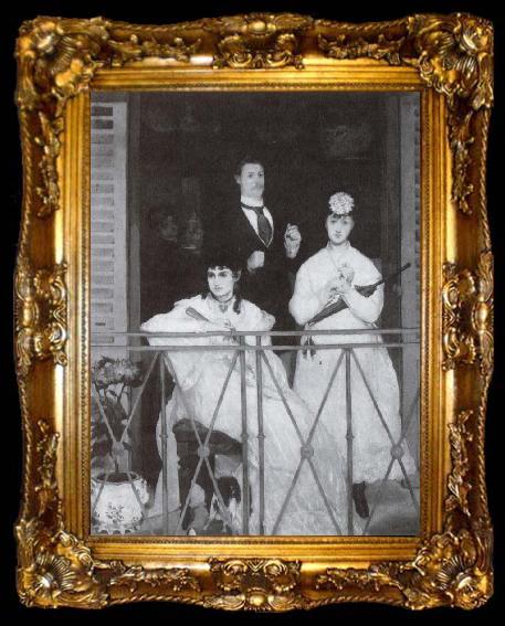 framed  Edouard Manet Der Balkon, ta009-2